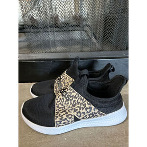 Adidas Cloudfoam Puremotion Adapt Black Cheetah Leopard Size 6.5 FY7233 …